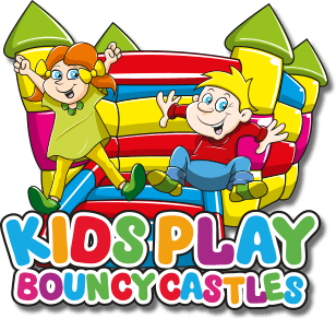 Kids Play Bouncy Castles